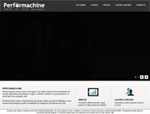 Tablet Screenshot of performachine.com